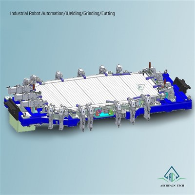 자동차 배터리 상자 트레이 용접 고정 장치